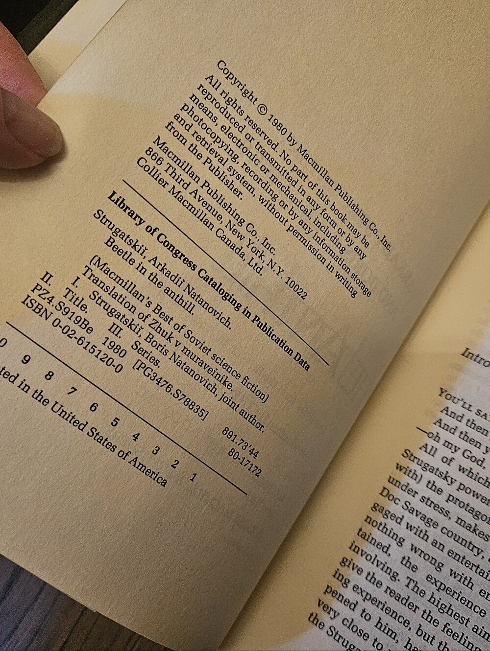 Arkady & Boris Strugatsky Book Beetle in the Anthill HC Used Condition Book.  Bo - Picture 9 of 13